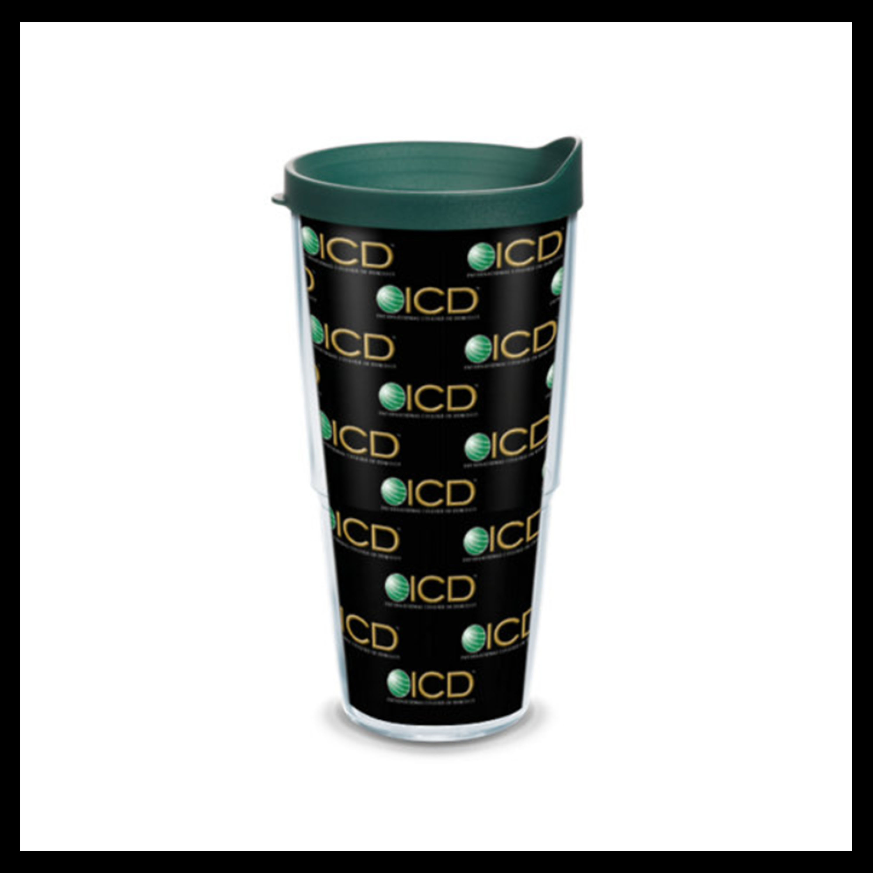 24 oz. Tervis with ICD Logo and Lid